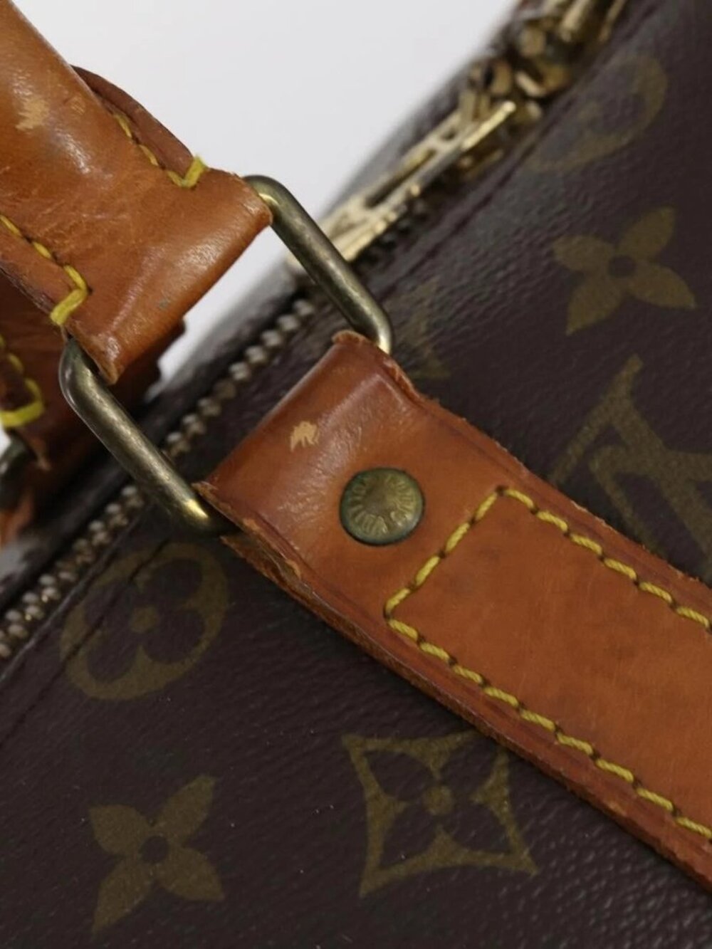 LOUIS VUITTON Monogram Keepall 45 Boston Bag M41428 LV Auth - Picture 11 of 15